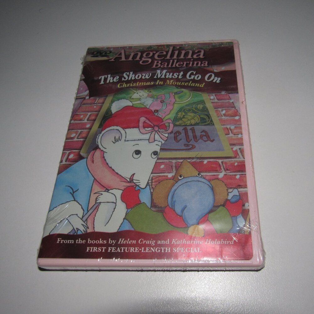 Angelina Ballerina DVD – The Show Must Go On: Christmas in Mouseland – Animated